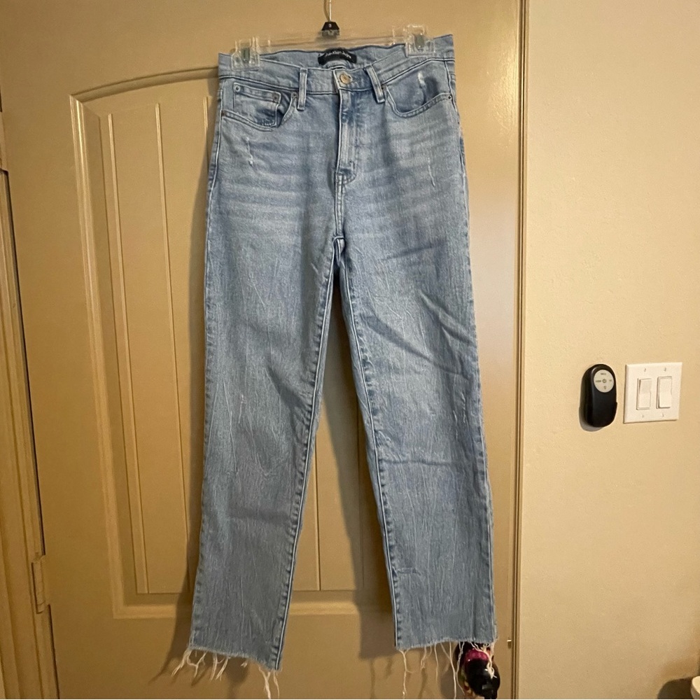 Calvin Klein High Rise Straight Jeans size 26